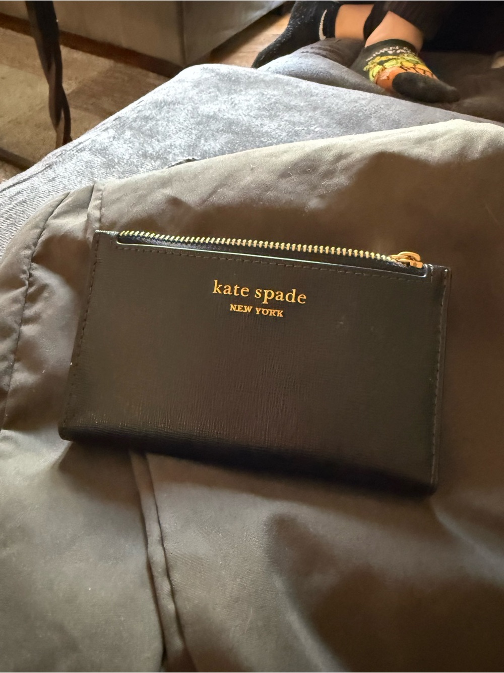 kate spade Blush Pink Saffiano Leather Bifold Wallet